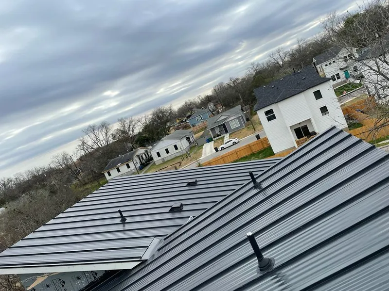 Standing seam metal roof panels with vents for Skylight Repair in Manassas Park